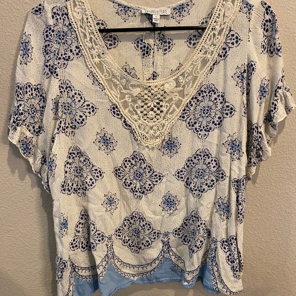 Patrons of Peace blouse